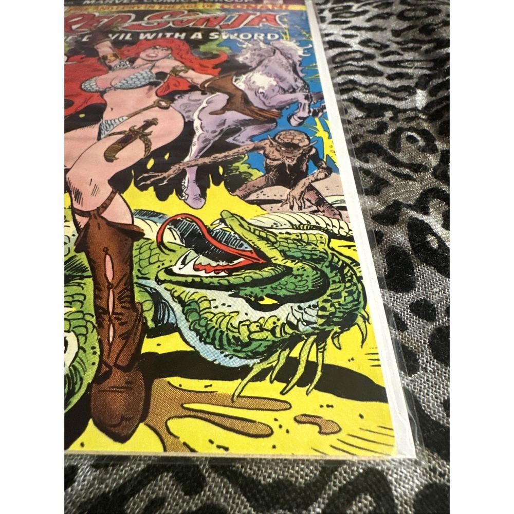 Red Sonja -Marvel Comics Newsstand Roy Thomas Frank Thorne Conan #1  JAN - 1977 - Picture 5 of 14
